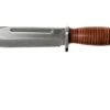 Bark River Quartermaster CPM 3V, Stacked Leather -Knife Sales Store BRK07 229SDL 01 bark river knives