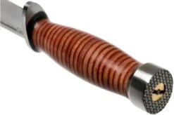 Bark River Quartermaster CPM 3V, Stacked Leather -Knife Sales Store BRK07 229SDL 04 bark river knives