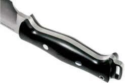 Bark River Bravo Crusader CPM 3V, Black Canvas Micarta -Knife Sales Store BRK07 324BKC 04 bark river