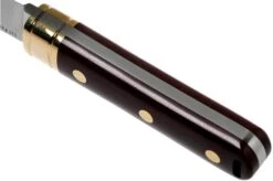 Bark River Kitsuné Tanto CPM 154, Burgundy Canvas Micarta Fixed Knife -Knife Sales Store BRK08 051BCM BB 04 bark river knives