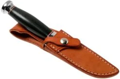 Bark River Boone CPM 3V Black Canvas Micarta, Single Quillion Outdoor Knife -Knife Sales Store BRK08 122BCSQ 06 bark river knives