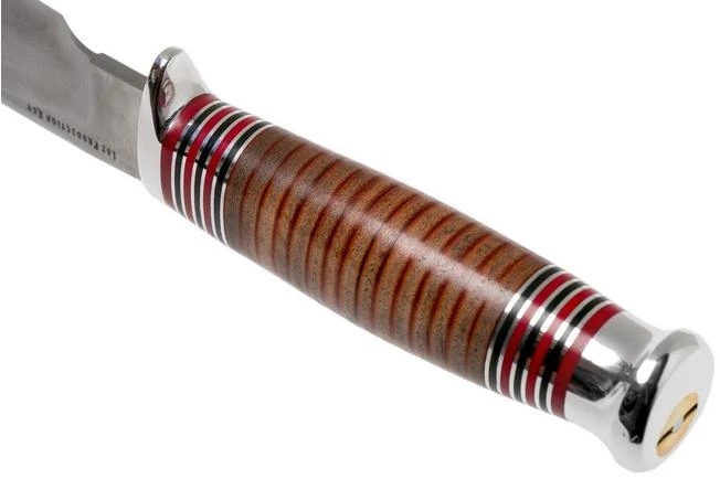 Bark River Michigan Hunter CPM Cru Wear Stacked Leather Hunting Knife 6 Bark River Michigan Hunter CPM Cru Wear Stacked Leather Hunting Knife - Image 4