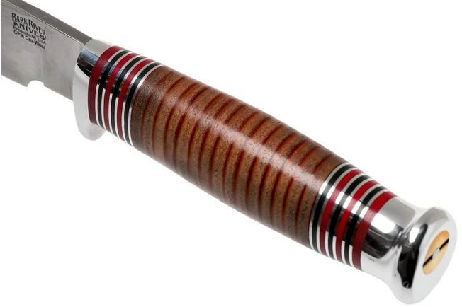 Bark River Michigan Hunter CPM Cru Wear Stacked Leather Hunting Knife 7 Bark River Michigan Hunter CPM Cru Wear Stacked Leather Hunting Knife - Image 5