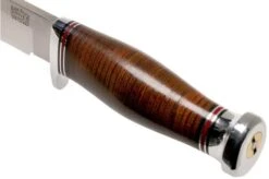 Bark River Special Hunting Knife CPM Cru-Wear, Aged Stacked Leather Hunting Knife -Knife Sales Store BRK08 164ASL 05 bark river knives