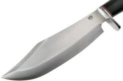 Bark River Shining Mountain Bowie A2 Black Canvas Micarta, Single Quillion Bowie Knife -Knife Sales Store BRK08 212BRKC01 03 bark river knives