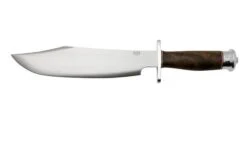 Bark River Shining Mountain Bowie A2 Walnut Burl Double Quillion, Bowie Knife