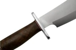 Bark River Shining Mountain Bowie A2 Walnut Burl Double Quillion, Bowie Knife -Knife Sales Store BRK08 212WBDQ 05 barkriver