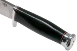 Bark River Teddy 2 A2 Black Canvas Micarta, Single Quillion Outdoor Knife -Knife Sales Store BRK08 214BCSQ 05 bark river knives