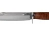 Bark River Teddy 2 A2 Stacked Leather Single Quillion Outdoor Knife -Knife Sales Store BRK08 214SLDQ 01 bark river knives