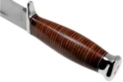Bark River Teddy 2 A2 Stacked Leather Single Quillion Outdoor Knife -Knife Sales Store BRK08 214SLDQ 04 bark river knives