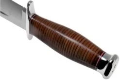 Bark River Teddy 2 A2 Stacked Leather Outdoor Knife -Knife Sales Store BRK08 214SL 04 bark river knives