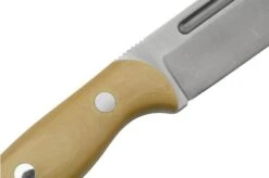 Bark River Cub CPM 3V Antique Ivory Micarta, Bushcraft Knife -Knife Sales Store BRK08 221AIM 05 barkriver