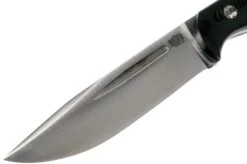 Bark River Cub CPM 3V, Black Linen Micarta, Mosaic Pins Bushcraft Knife -Knife Sales Store BRK08 221BKC 3MP 03 bark river