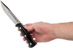 Bark River Cub CPM 3V, Black Linen Micarta, Mosaic Pins Bushcraft Knife -Knife Sales Store BRK08 221BKC 3MP 06 bark river