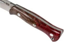 Bark River Cub CPM 3V, Hellfire Maple Burl, Mosaic Pin Bushcraft Knife -Knife Sales Store BRK08 221HFM 05 bark river