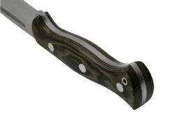 Bark River Cub CPM 3V Snakeskin Burgundy Canvas Micarta, Bushcraft Knife -Knife Sales Store BRK08 221SBM 04 barkriver