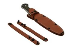 Bark River Cub CPM 3V Snakeskin Burgundy Canvas Micarta, Bushcraft Knife -Knife Sales Store BRK08 221SBM 06 barkriver