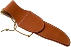 Bark River V-44 Bowie A2 Stacked Leather, Brass Double Quillion, Bowie-knife -Knife Sales Store BRK08 231SDL BDQ 07 bark river knives