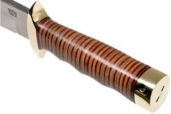 Bark River MACV-SOG Recondo Bowie CPM-154, Stacked Leather -Knife Sales Store BRK10 156SDL 05 bark river