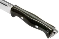 Bark River Bravo Tope Recon CPM 3V Green Canvas Micarta Rampless Survival Knife -Knife Sales Store BRK10 221GCMR 05 bark river knives