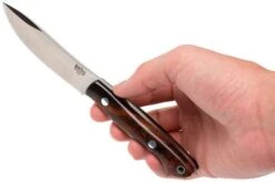 Bark River Mini Kalahari A2, Desert Ironwood, Brown Sheath -Knife Sales Store BRK12 012DIW2 06 bark river brk12 012diw2 06