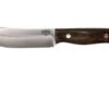 Bark River Kalahari Hunter A2, Green Canvas Micarta, Brown Sheath -Knife Sales Store BRK12 112GNC 01 bark river brk12 112gnc 01