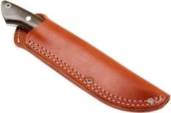 Bark River Kalahari Hunter A2, Green Canvas Micarta, Brown Sheath -Knife Sales Store BRK12 112GNC 07 bark river brk12 112gnc 07