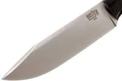 Bark River Sahara Hunter A2, Black Linen Micarta, Brown Sheath -Knife Sales Store BRK12 115BRKL 03 bark river brk12 115brkl 03