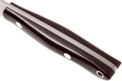 Bark River Kalahari Bushman A2, Maroon Linen Micarta, Brown Sheath -Knife Sales Store BRK12 116MNL 05 bark river brk12 116mnl 05