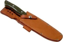 Bark River Kalahari Camp Knife 2 CPM 3V Green Canvas Micarta Outdoor Knife -Knife Sales Store BRK12 223GCM 06 bark river knives